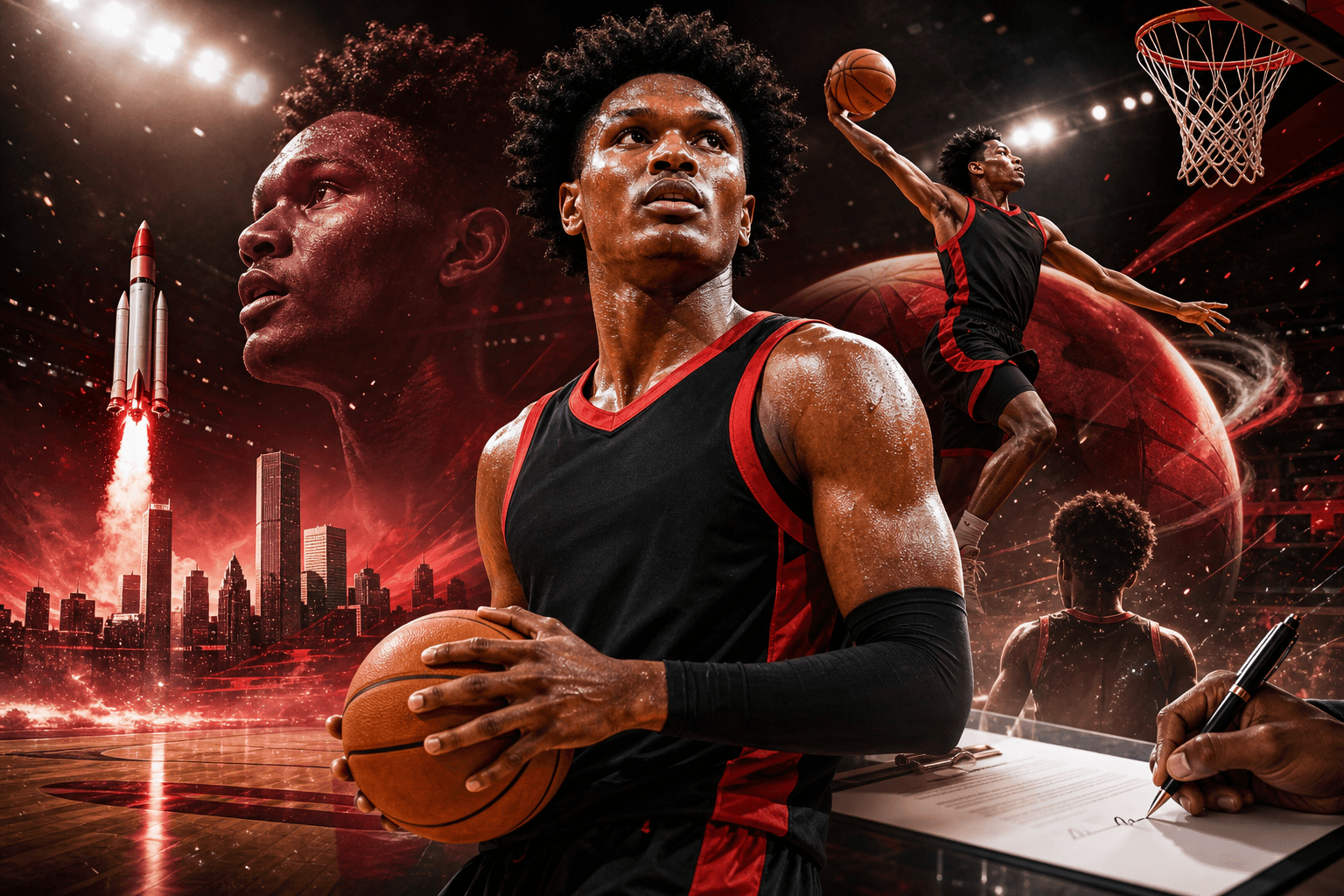 Amen Thompson agreed to a 5-year, $208 million Rockets extension cover
