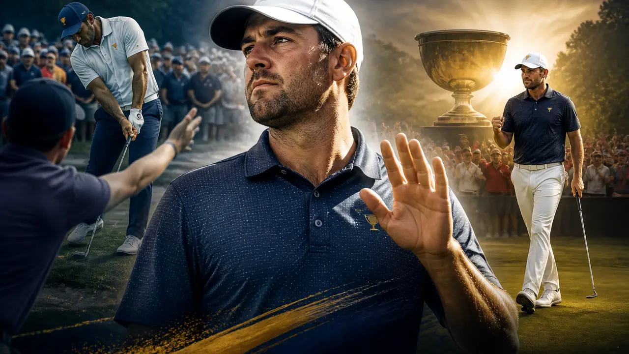 Scheffler conceded a 32-footer after a fan interrupted Echavarria’s swing cover