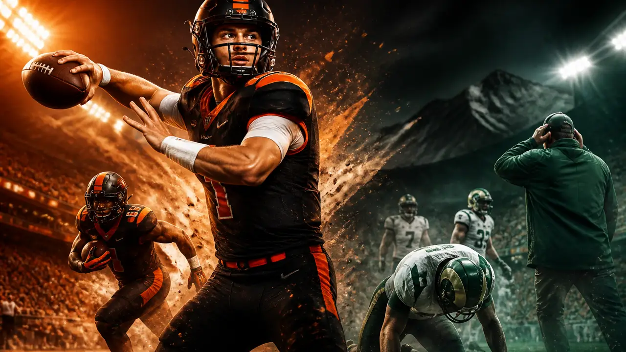 Atkinson throws five touchdowns as Oregon State beats Colorado State 56–26 cover