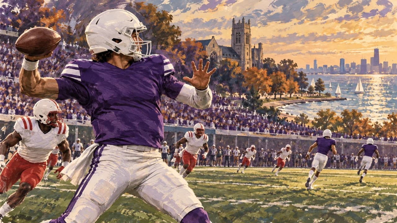 Chiles’ four touchdowns power Northwestern’s 45–14 homecoming win cover