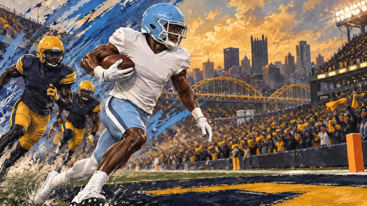 Easter’s 75-yard strike and late stops give UNC a 21–17 upset at Pitt cover