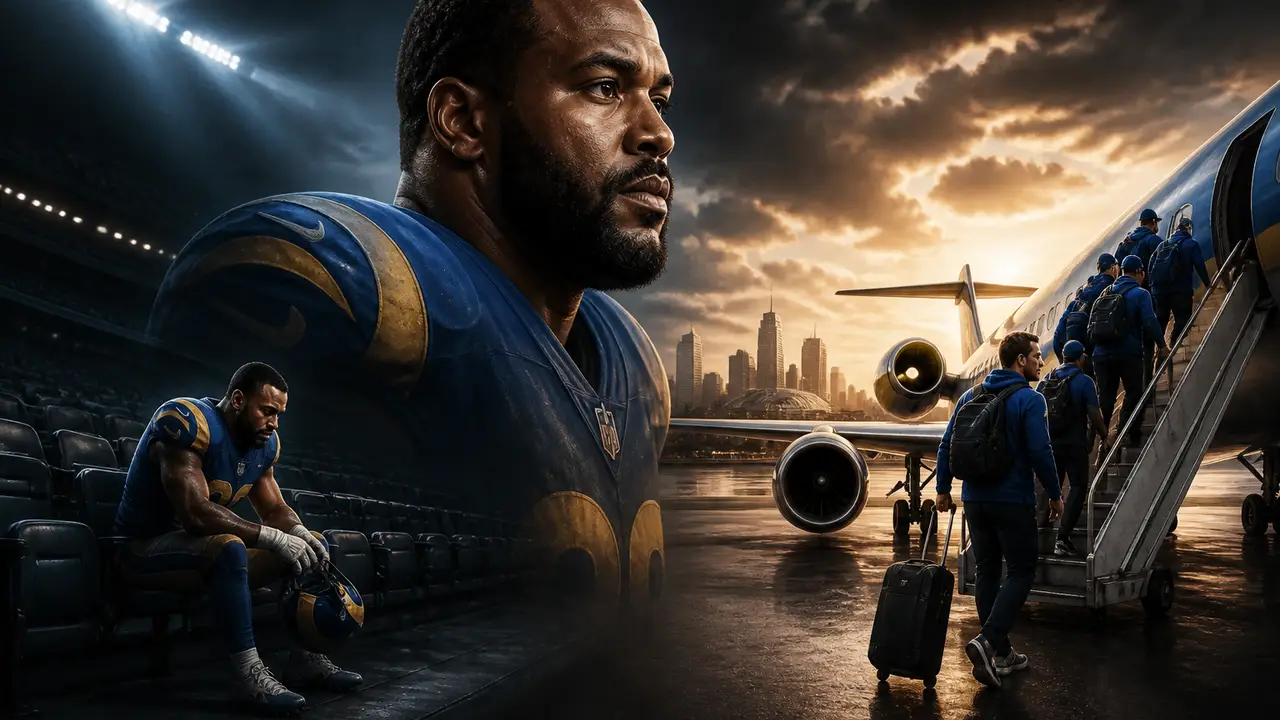 Aaron Donald sits the Netflix Australia opener after a late unretire ramp cover