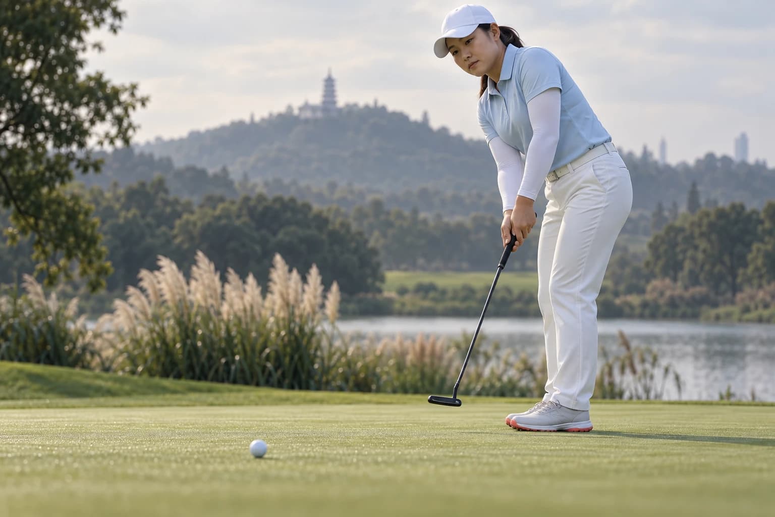 Choi holds a two-shot Shanghai lead as the field struggles at Sheshan cover