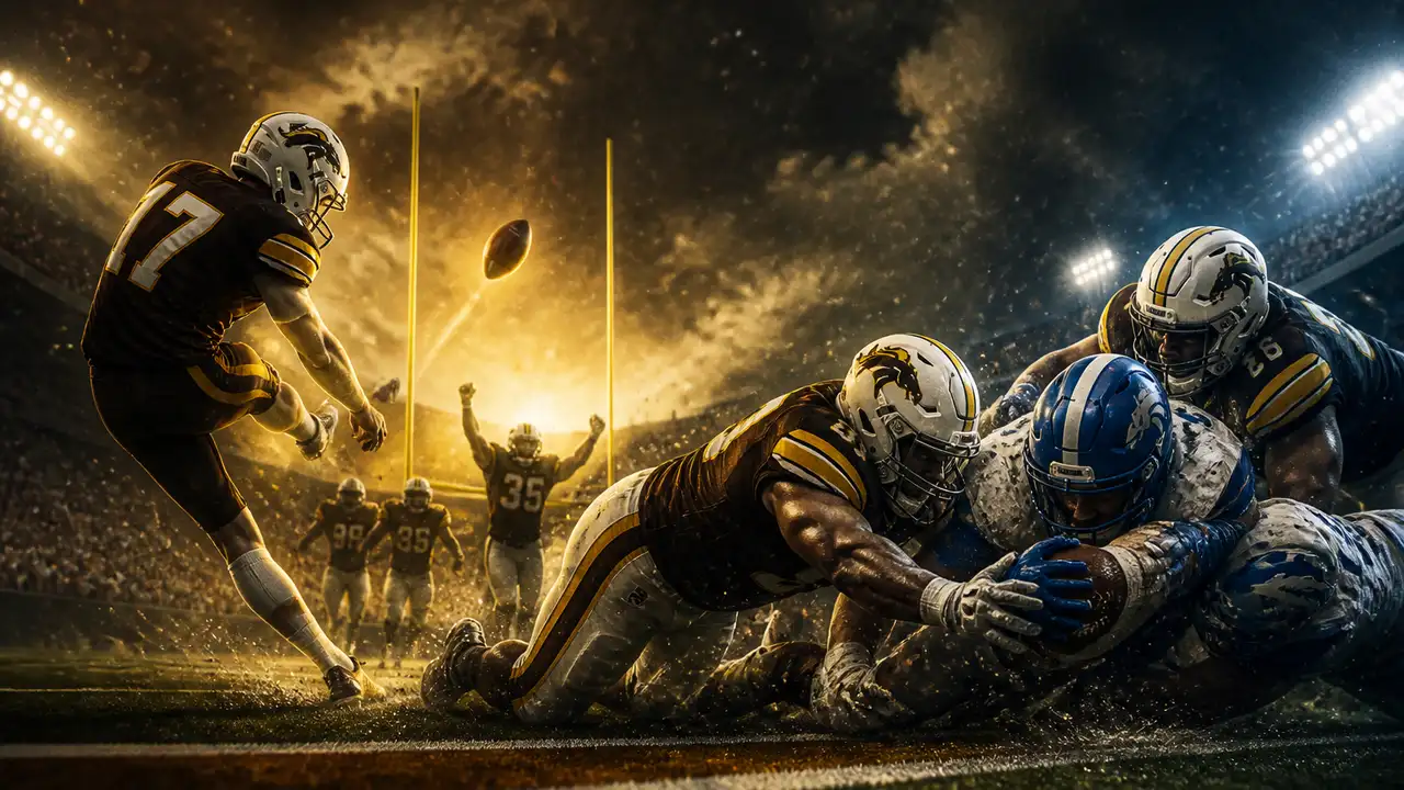 Kelly’s late field goal and goal-line stop lift Western Michigan past Buffalo 20–17 cover
