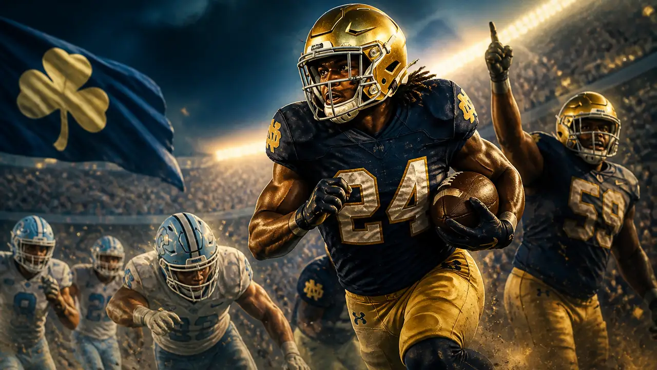 Notre Dame drains UNC’s momentum with two punishing touchdown drives cover
