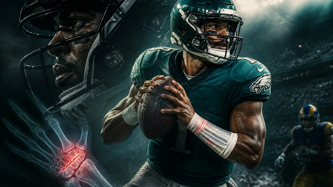 Carter reportedly playing through wrist fracture ahead of Rams game cover