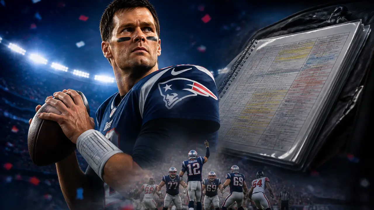 Tom Brady brings his Super Bowl LI call sheet back to television cover