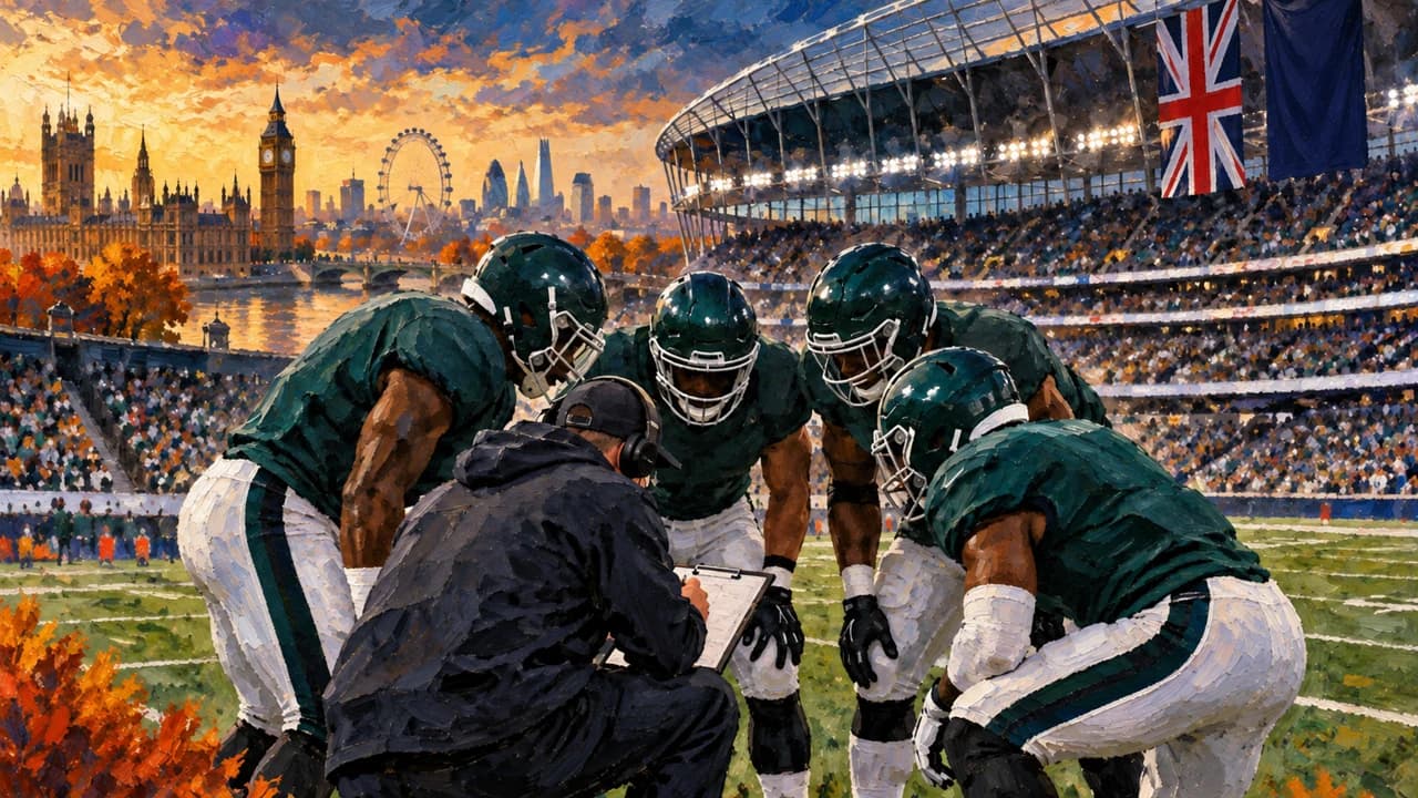Eagles face London without Barkley, Smith and Brown; three starters return cover
