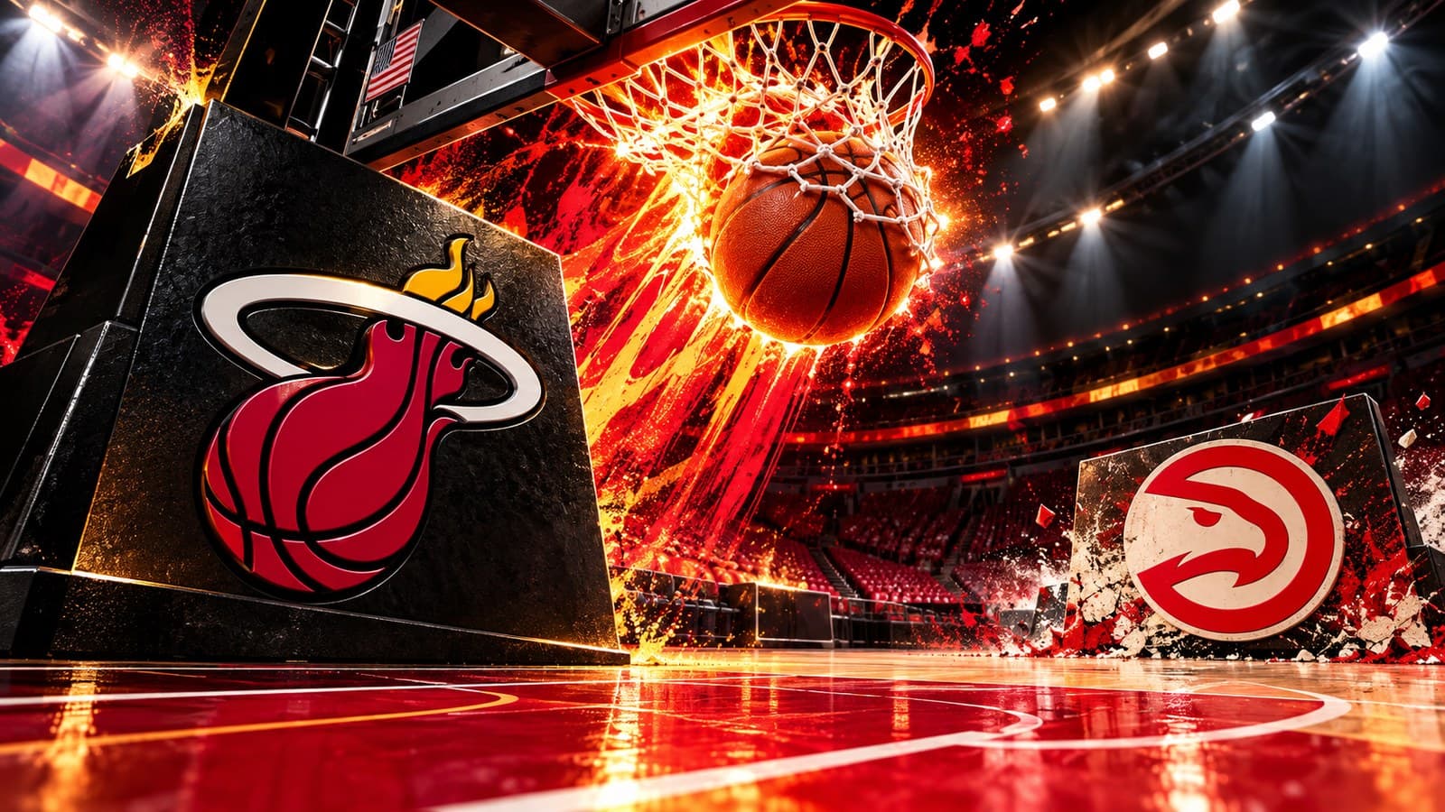 Giannis finally gets a Heat win, and Miami pounds Atlanta for 70 paint points cover