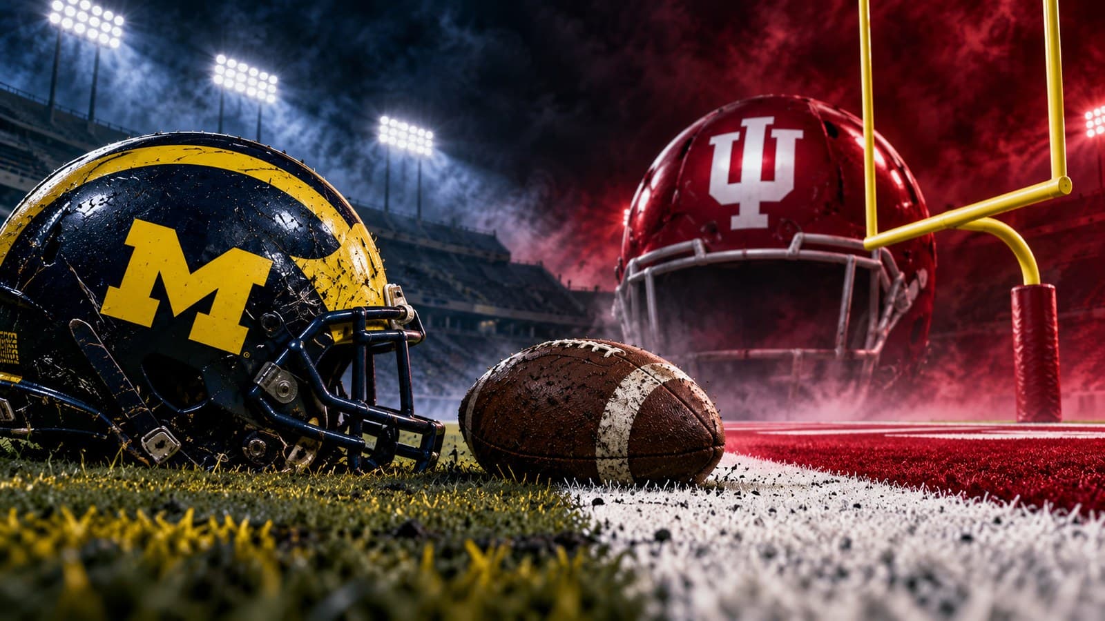 Michigan gets to the Indiana 1 and 3 and still loses 13-6 without scoring a touchdown cover