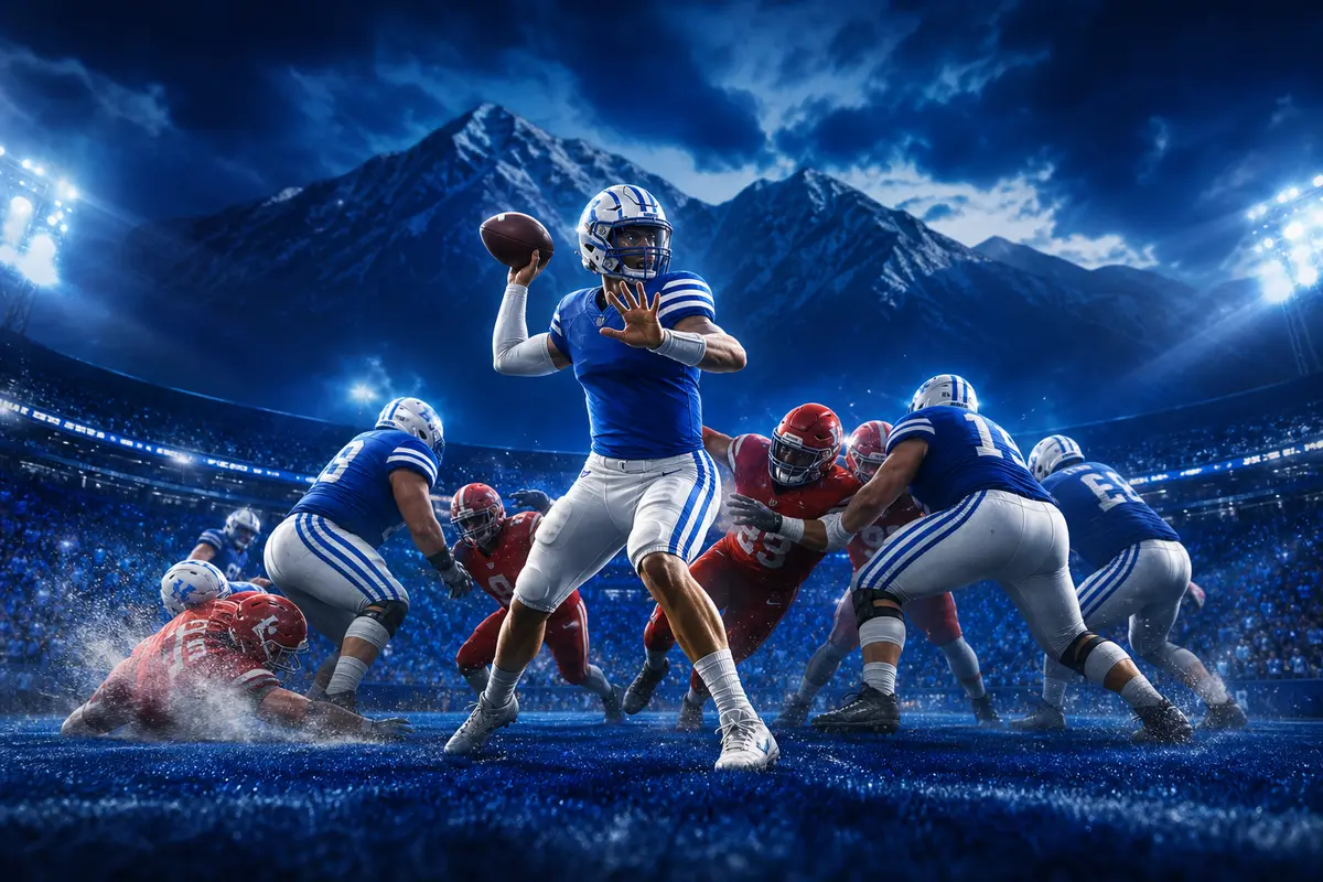 No. 14 BYU beats Utah Tech 63-7 cover