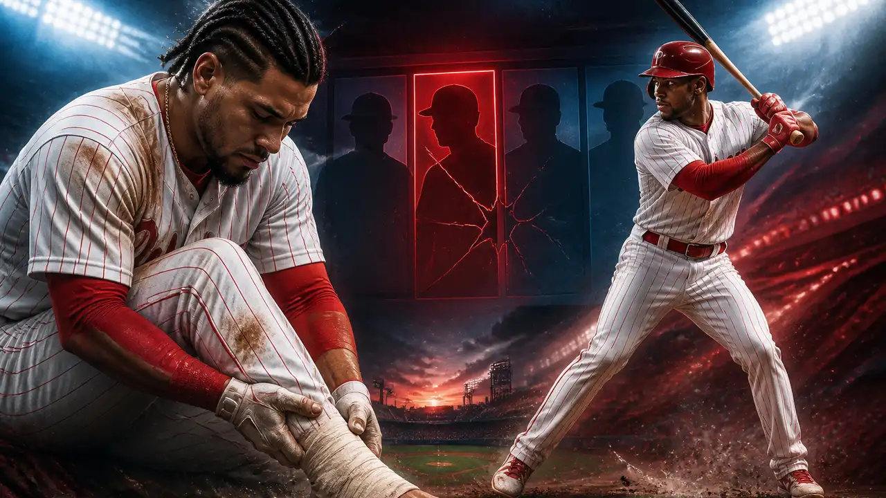 Phillies leave Luis Arráez off Wild Card roster because of ankle sprain cover
