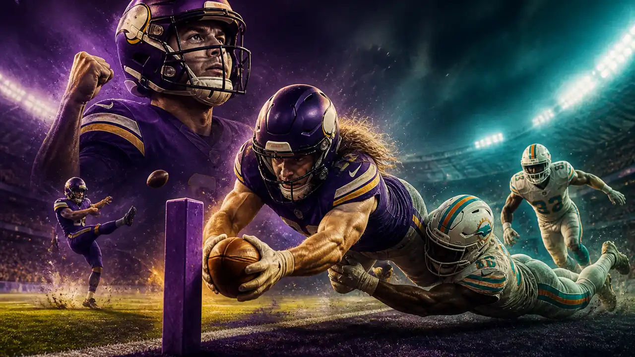 Reichard’s five field goals keep Vikings unbeaten against Miami cover