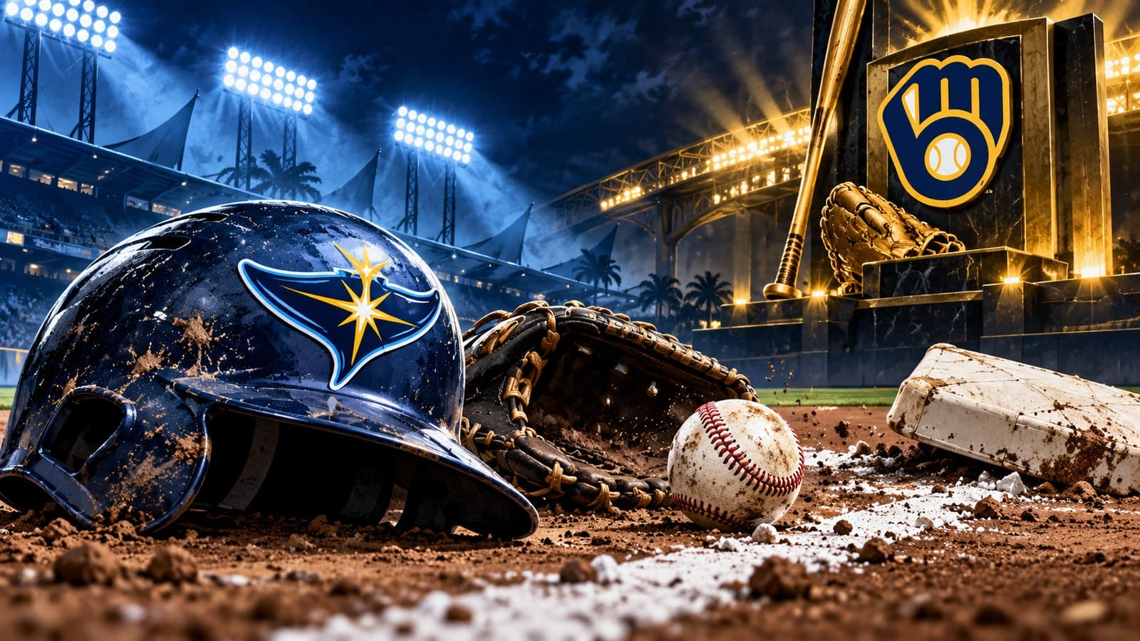 The Rays come home down 2-0 after two games of errors, drops and outs on the bases cover