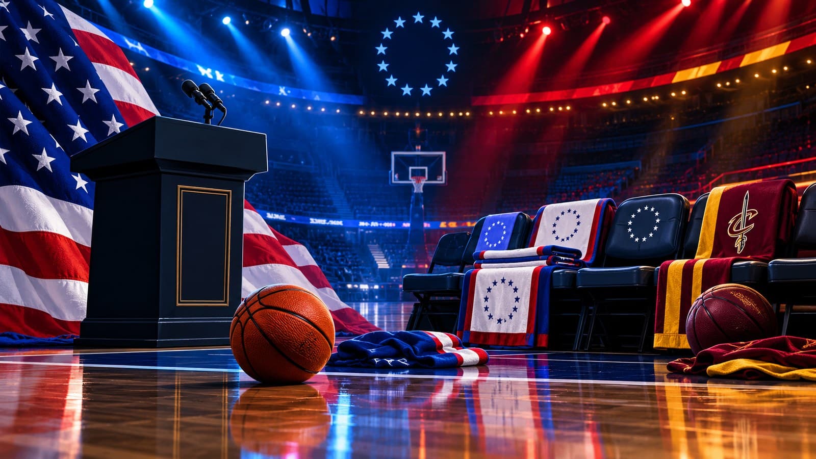 Trump calls LeBron a disgrace over anthem warmups before his Sixers home debut cover