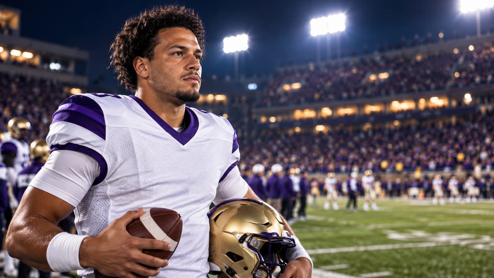 Elijah Brown gets the opening snap as Washington seeks its first Big Ten win cover