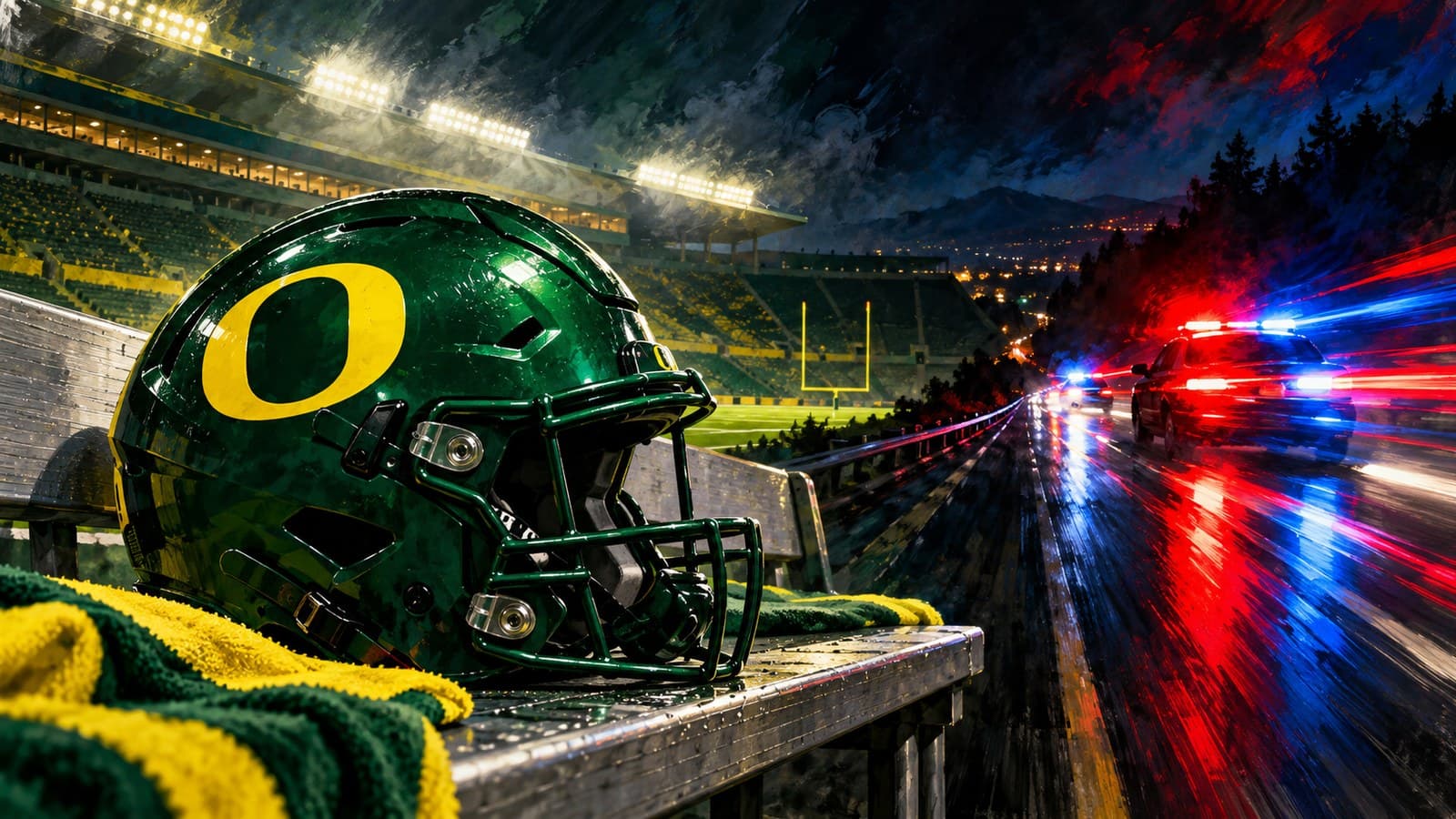 Oregon WR Messiah Hampton is arrested over a high-speed police chase cover