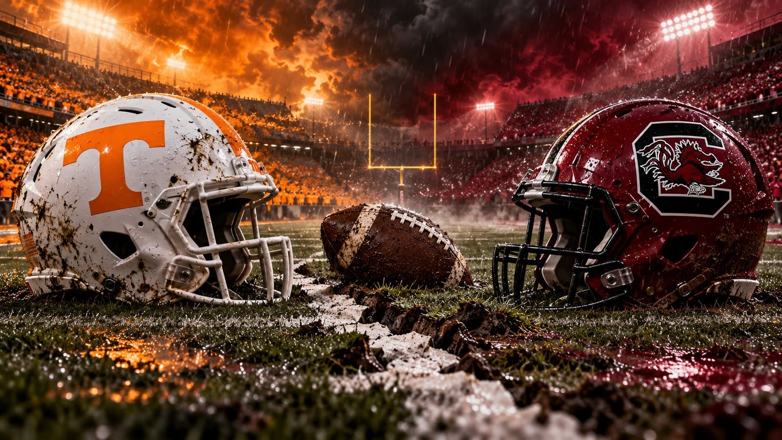 Tennessee's fourth-and-1 gamble at the South Carolina 39 opens the door to a 27-24 loss cover