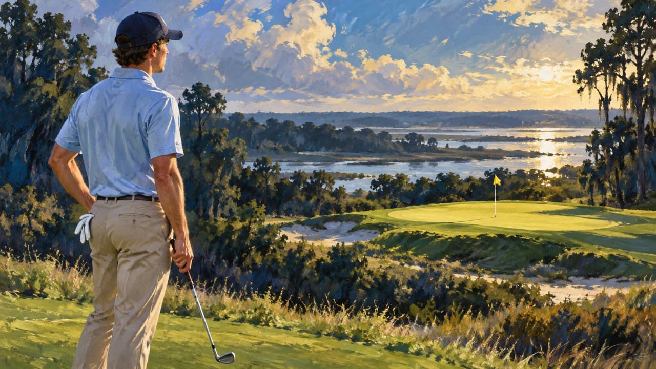 Blades Brown’s 61 puts him atop Korn Ferry finale with PGA Tour card still in reach cover