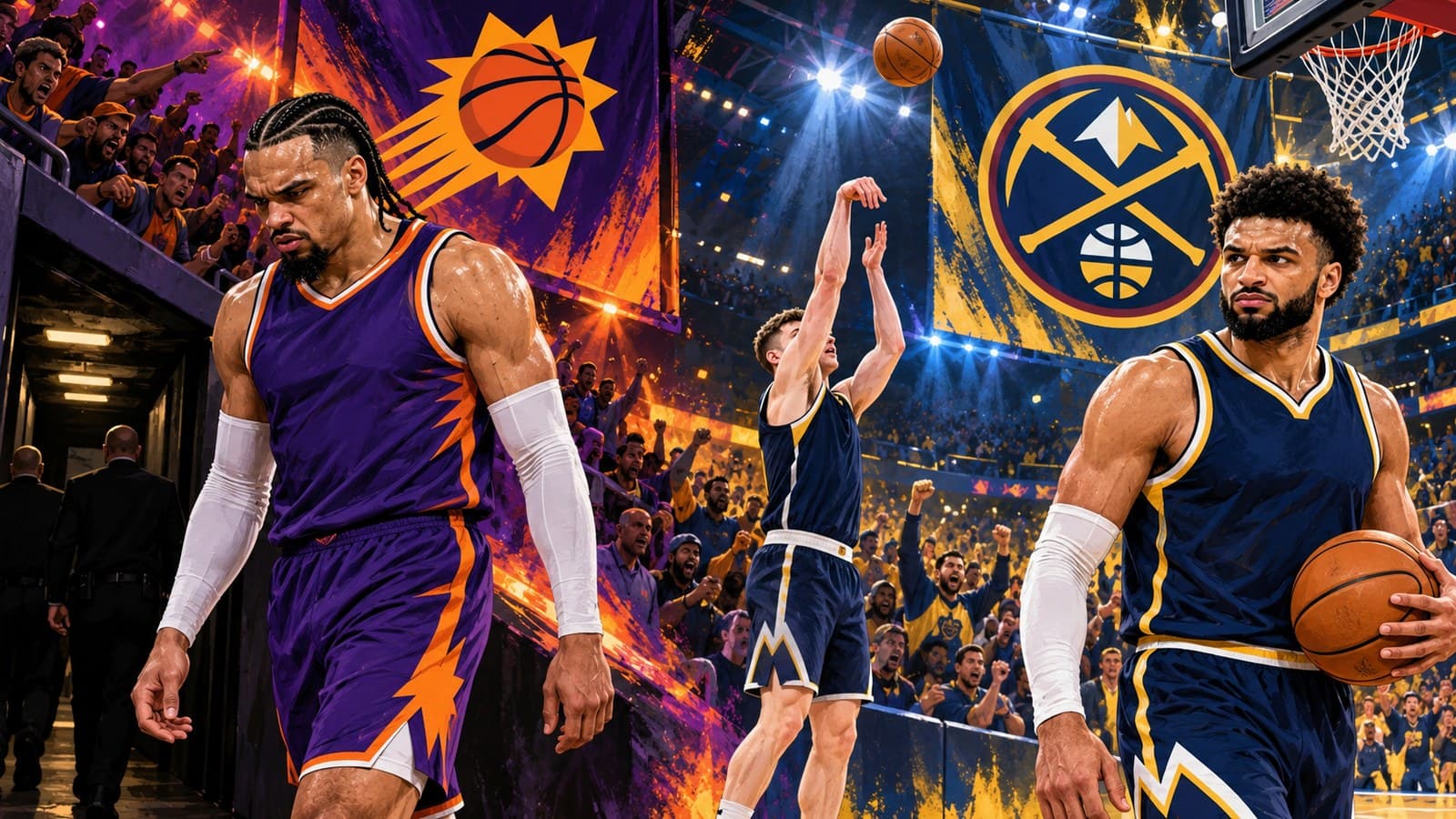 Dillon Brooks is ejected with 22 points as the Nuggets beat the Suns 127-120 cover
