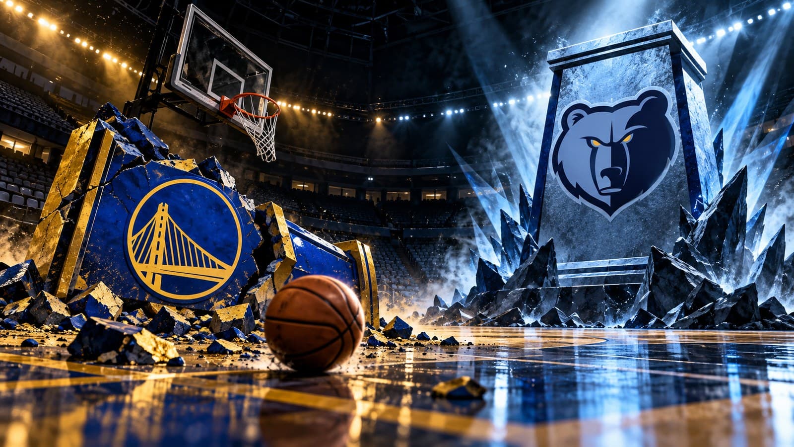 Warriors go the final 3:47 without a field goal and blow a 12-point lead to Memphis cover