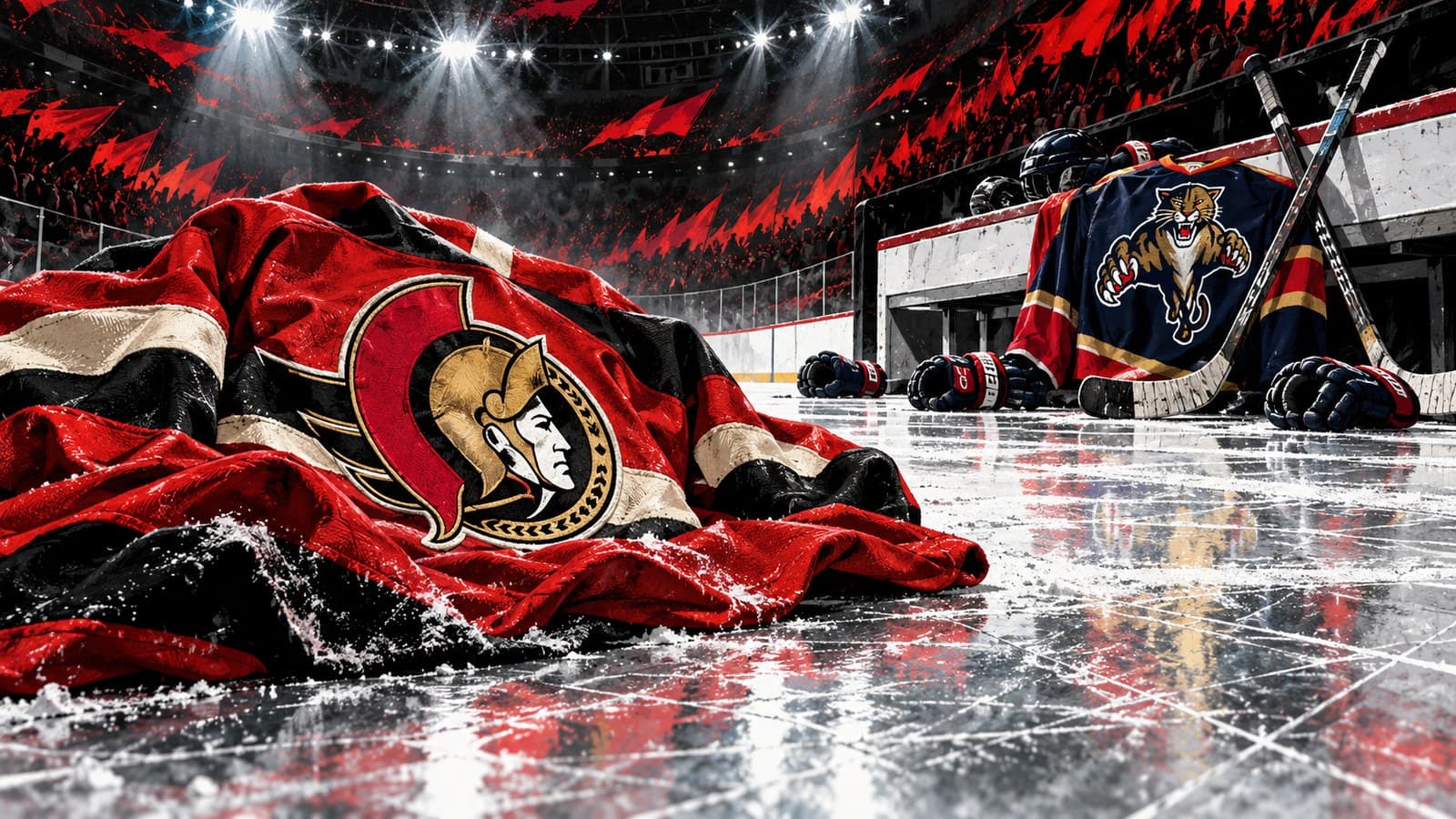 Ottawa boos Brady Tkachuk and throws his jerseys on the ice as the Senators rout Florida 5-1 cover