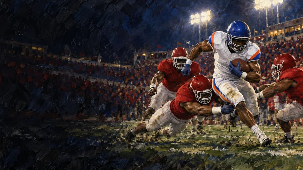 Riley scores twice as Boise State runs past Fresno State, 38-31 cover
