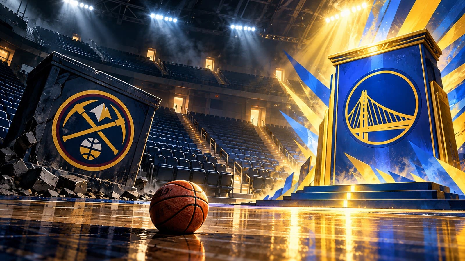The Nuggets give up 74 second-half points and lose by 20 at home to the winless Warriors cover